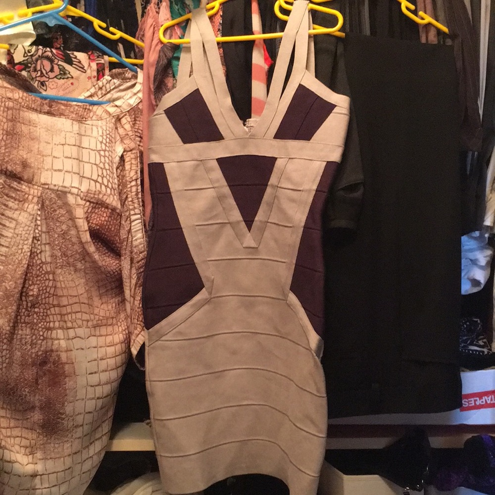 XS Bandage black/grey super sexy worn once $80.00